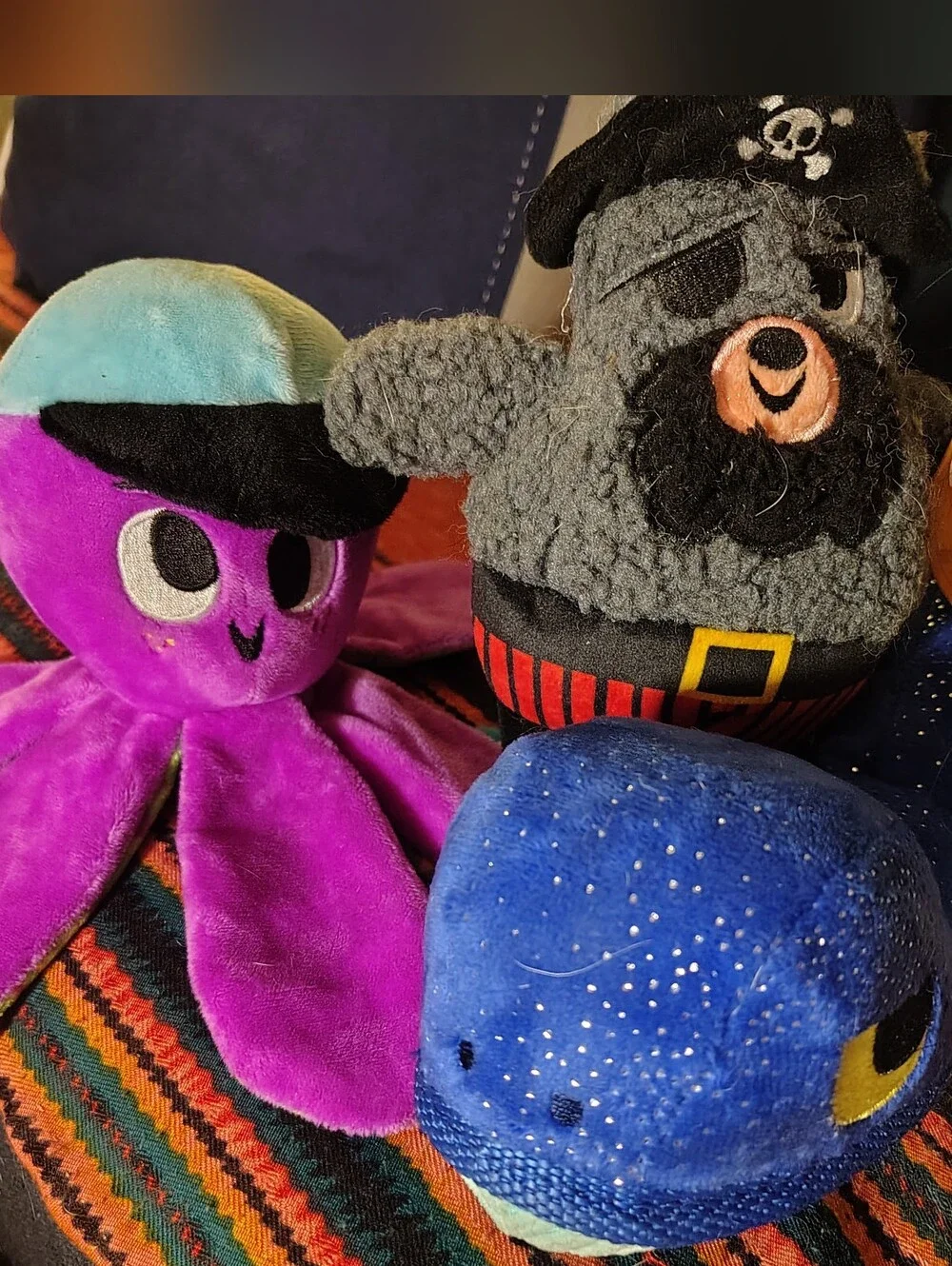 NWT BarkBox Dog Toy Lot of 3 - Barkbear The Pirate, Odd Ollie &Luke Ness Monster